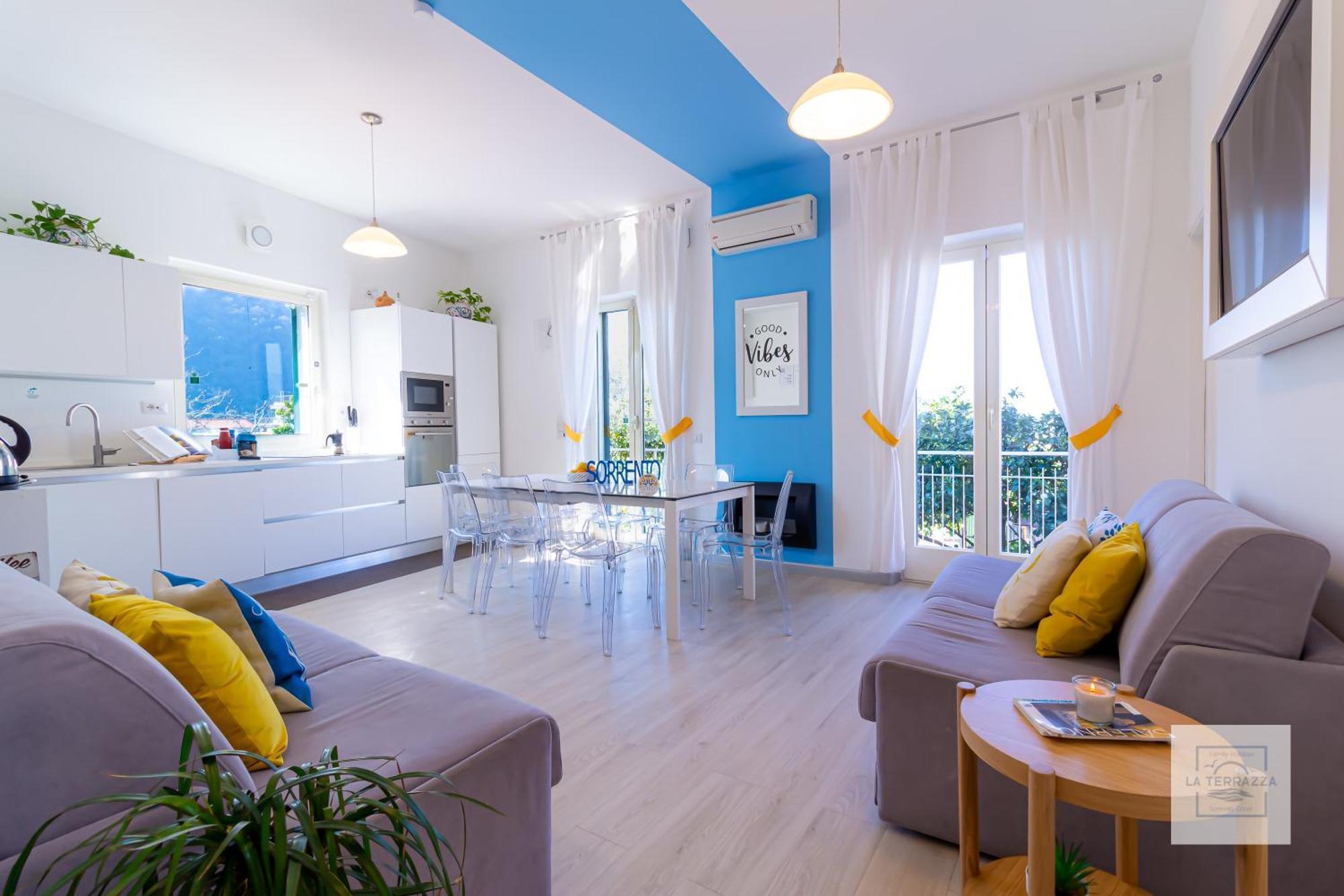 La Terrazza Family Holidays - Sorrento Coast Sant'Agnello Exterior foto